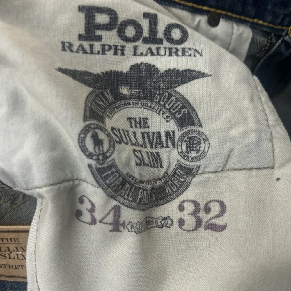 Polo Ralph Lauren Sullivan Slim Jeans Mens 34X32  Blue Stretch Denim
